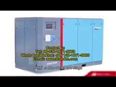 75kw 100hp PM VSD Air Cooling Two Stage Air Compressor For Pharmaceutical Medical