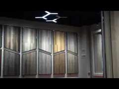 УЛЬТРАФИОЛЕТОВЫЙ замок щелчка SPC покрытия справляясь деревянный дизайн со слоем затыловки IXPE video