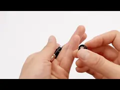 Черный стиль припоя кабельного соединителя PCB Фишер для сверхмощной пользы video