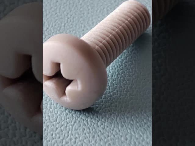 M4X15MM Plastic Hardware Products PEEK PTFE PP PPS PVC Nylon 66