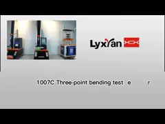 Машина пробы на изгиб Gb19083-2010 для Адвокатуры керамики и вольфрама стального 1KN video