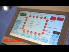 380V 7 রঙের স্বয়ংক্রিয় স্ক্রিন প্রিন্টিং মেশিন হট ফয়েল স্ট্যাম্পিং বার্নিশ মেশিন