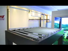 12 х 12 алюминиевая пергола с алюминиевым сплавом 6063 лопатками и дренажной системой video