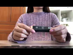 Длина правителя гибкая 1.5m ленты Eco дружелюбная прочная черная измеряя video