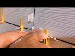 200 шт/пакет Клипсы и клины для выравнивания плитки - сертифицированные SGS - изготовлены в video