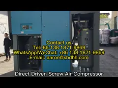 Single Stage Fixed Speed Rotary Screw Air Compressors 350HP 250kw Big Capacity