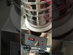 Высокочастотный ультразвуковой шейкер сетки отборочного испытания для точного материального скрининга video