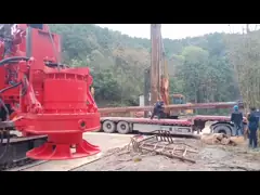 Shacman SR150 привело роторную машину 18432mm Borewell снаряжения сверла подержанную video