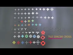 Собственная личность выравнивая тип собственную личность y 1.5mm выравнивая прокладки плитки стены для располагать пола керамический video