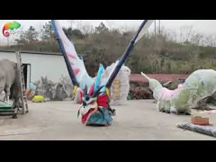 Simulation Color Animatronic Dragons Animatronic Model 5 Meters