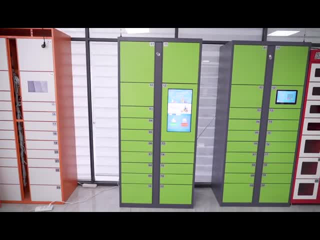 H1980mm Outdoor Smart Electric Locker With 10inch Screen And Different Size Door