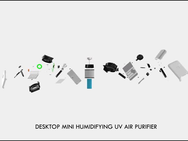 Purificador esperto do ar UVA WiFi de Hepa dos dispositivos de escritório do controle UVC do filtro