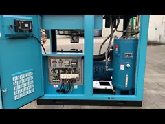 Тип винта исправил компрессор воздуха 7.5HP компрессора воздуха скорости сверхмощный 7 - 13bar video