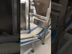 SUS304 автоматическое сырцовое Lachha Paratha делая машиной производственную линию пирога зеленого лука video