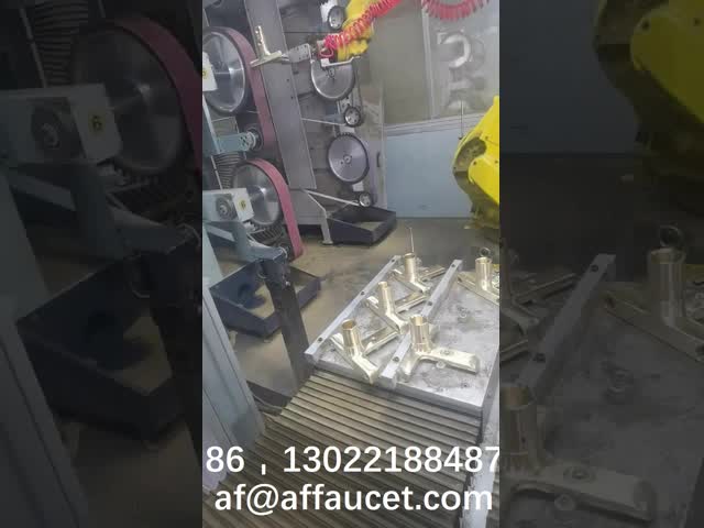 RTAF-AG0206- 50kg Robot Grinding Machine For Large Size Brass Faucet