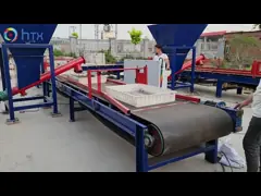 Автоматическая разгружая влажная бросая производственная линия стены и пола машины Doser крытая конкретная video