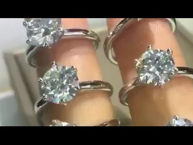 1.30CT as mulheres brancas do acoplamento de Moissanite e de Sapphire Platineve Diamonds Jewelry soam
