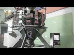 сухая сумка зерна машины упаковки красного перца 50g вертикальная с Weigher 120BPM Multihead video