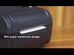 рабочий стол LAN Bluetooth USB принтера 160mm/S штрихкода 4inch 110mm беспроводной термальный высокоскоростной video