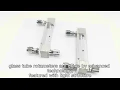 расходомер кислорода азота дисплея ЛКД датчика испытания давления газа 0.2МПа video