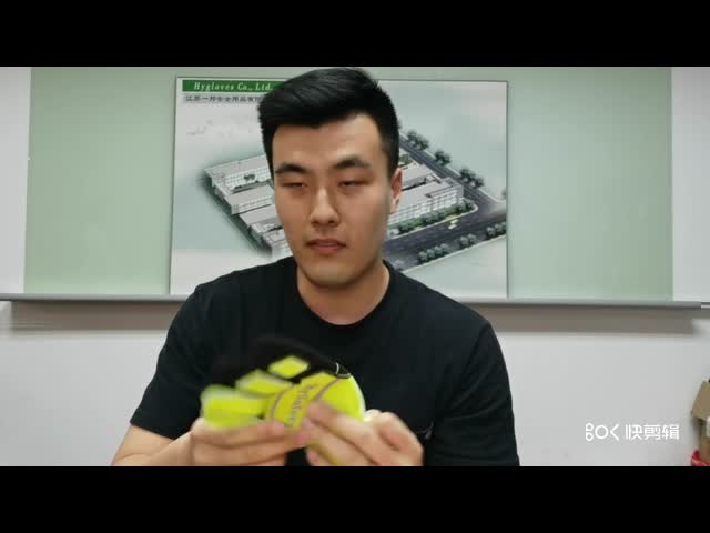 Os mecânicos impermeáveis de Hysafety vestem o dever médio olá! Vis Green Spandex Back das luvas
