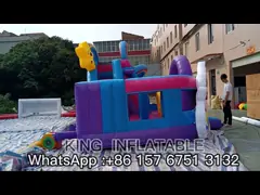 Дети дома партии раздувного надувного замка замка хвастуна коммерчески скача замки video