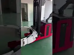 Forklift 1000Kg Erect Powered Film Roll Lifting Equipment Trolley