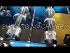 Крен листа толя металла панели замка собственной личности формируя машину легкую собирает панель video