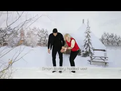 Για άνδρες και για γυναίκες ηλεκτρικό θερμαμένο δέρας φανέλλων με τη θερμοκρασία 3 διευθετήσιμη για τη χειμερινή υπαίθρια πεζοπορία