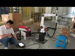 6軸線Elfin10-Lの中国Megmeet Artsen CMの溶接機が付いている共同のロボット腕 video