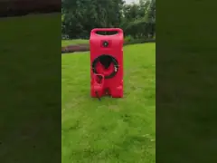 Масляный бак передвижного HDPE 53L 2mm морской с колесом video