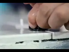 Система выравнивания пластиковой плитки 1,5 мм Т-образные зажимы для строительства и установки пола video