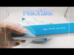 Неофиллер 1мл Сшитый кожный наполнитель Гиалуроновая натуральная губная инъекция 24мг/мл video