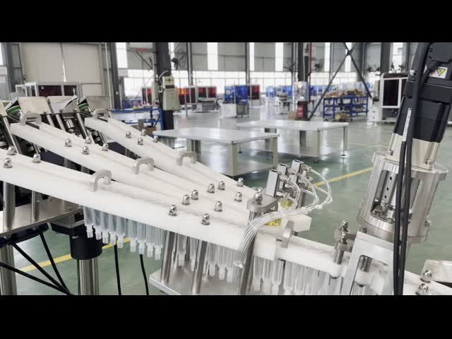 PFSシリンジ漏れ試験機 プレフィルドシリンジシール機