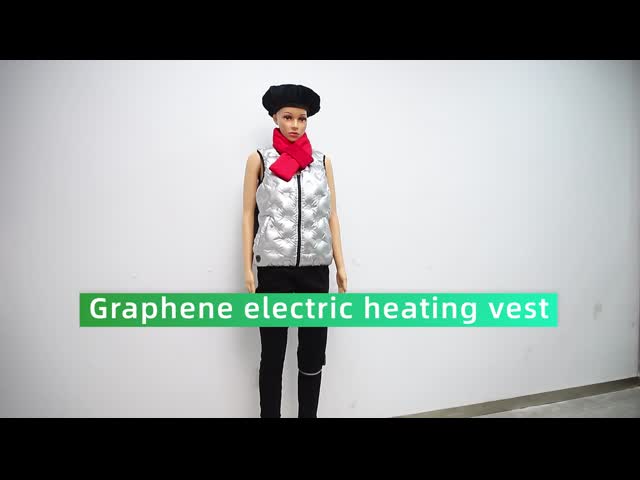 Graphene USB Ladies Electric Warm Jacket , Electric Heating Vest For Winter