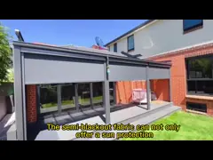 Outdoor Motorized Aluminum Pergola 12