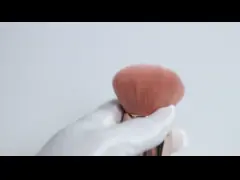 Форма 1Pcs пластиковой ручки щетки макияжа Kabuki стороны холеная video