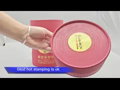 Коробка облегченного многоразового картона цилиндрическая упаковывая для пакета бутылки вискиа video