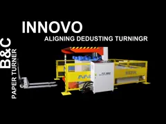3min/round pallet airing Automatic Paper Dust Removing Aligning Pile Turner Machine