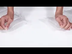 Повторно использованный практически большой обруч пузыря, противоударный пакуя крен пузыря video