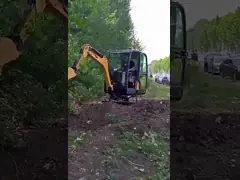 Небольшая гибкая электрическая микро- машина землекопа землекопа 2000kg небольшая video