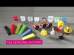 Кафельные материалы Pp инструментов цвета пола стены системы аксессуаров 2mm выравнивая черные оранжевые для кафельного положения video