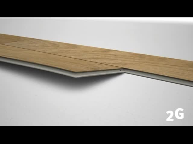 Огнеупорный настил Spc с системой замка щелчка Ixpe с Unilin и Unipush видео