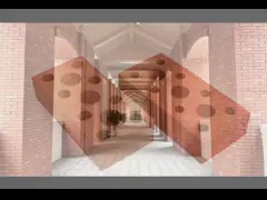 Extruded Type Size 240x115x53mm Clay Hollow Bricks For Construction