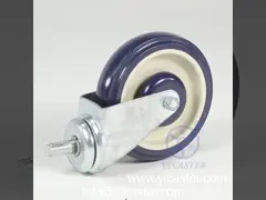 100mm PU Trolley Wheels Heavy Duty