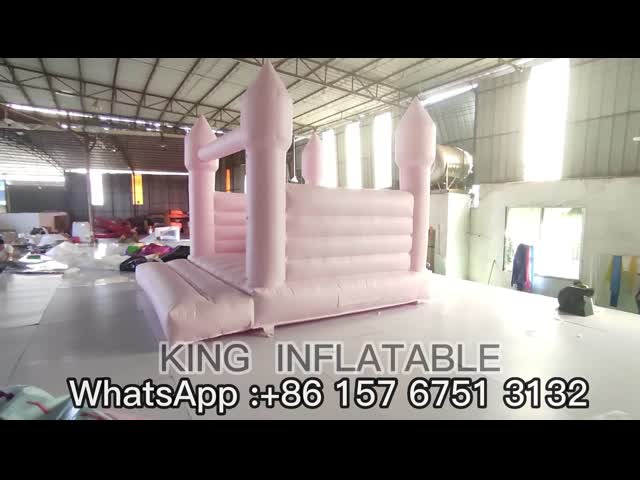 Pink Inflatable Bouncer Castle Adults Kids Wedding Party Bouncing Castles
