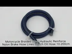 CQC 25 красит рукава с плетеной внутренней прокладкой мотоцикла нейлона SS связывают проволокой заплетенную линию тормоза video