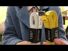 Рулетка одежды 300cm двойного масштаба нежность размера 120 дюймов для измерять тела video