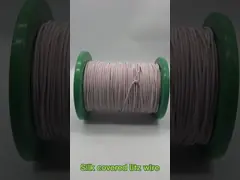 40 Awg Enamelled Wire Strands Served Nylon High Voltage Copper Litz