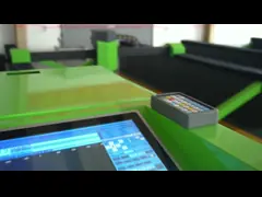 Вода охладила автомат для резки 1530 лазера CNC video